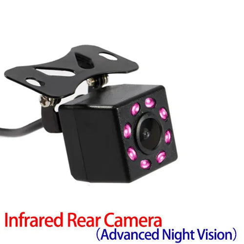 Hippcron Car Rear View Camera 8 LED Night Vision Reversing Auto Parking Monitor CCD Waterproof HD Video