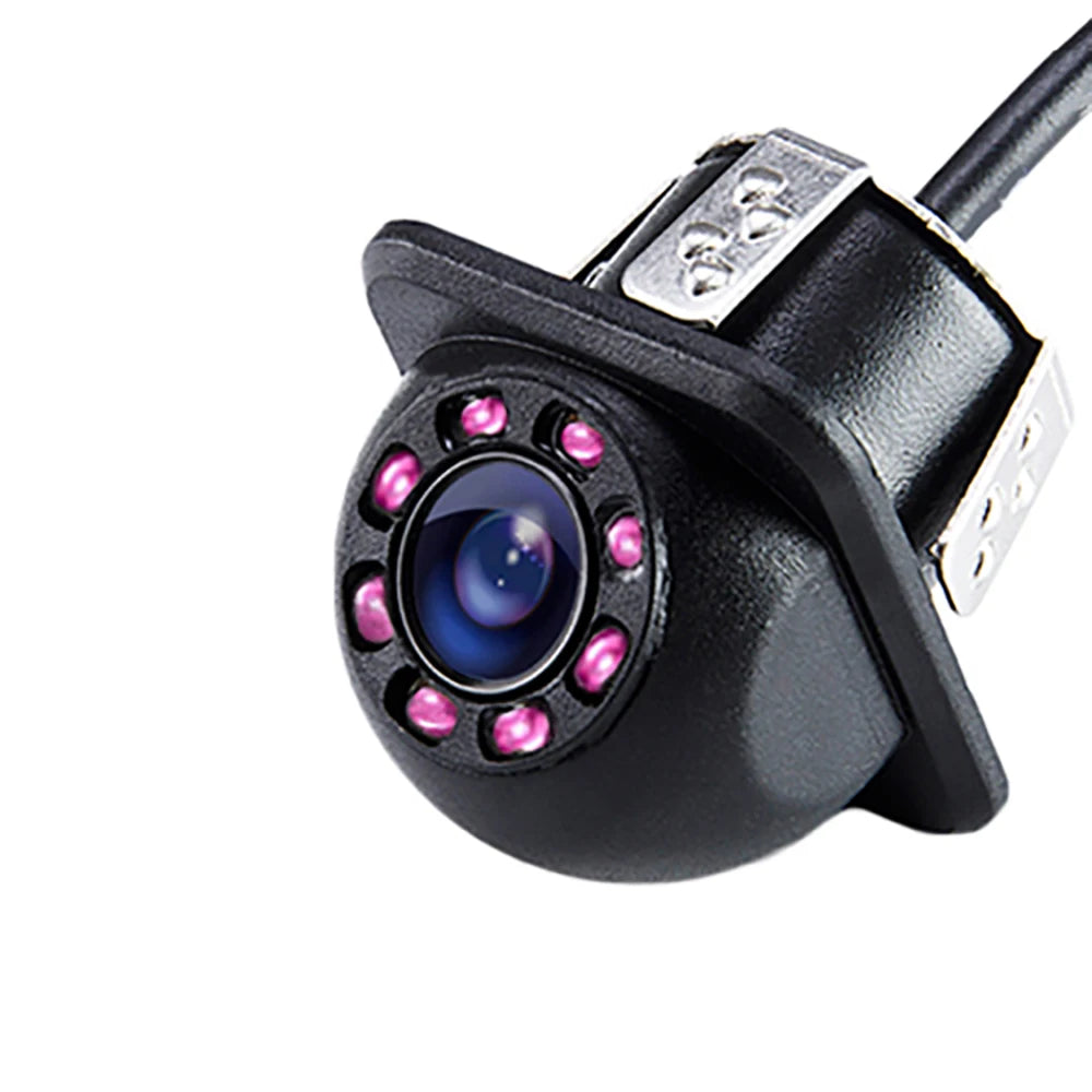 Hippcron Car Rear View Camera 8 LED Night Vision Reversing Auto Parking Monitor CCD Waterproof HD Video