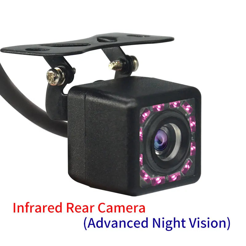 Hippcron Car Rear View Camera 8 LED Night Vision Reversing Auto Parking Monitor CCD Waterproof HD Video