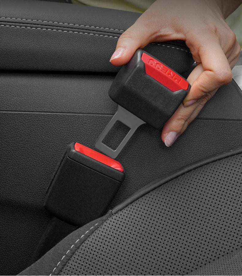 2PCS Car Seat Belt Clip Extension Plug Car Safety Seat Lock Buckle Seatbelt Clip Extender Converter Baby Car Seat Accessories