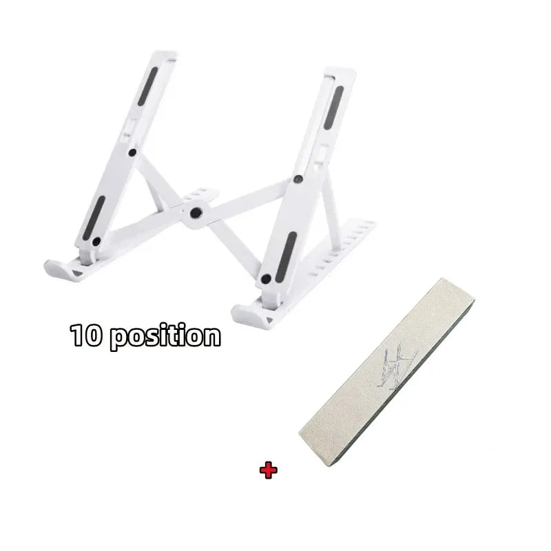 Portable Laptop Stand 7/10 Gears Foldable ABS Tablet for Macbook Apple  Air Pro Lenovo Samsung Bracket Universal Pad PC Holder