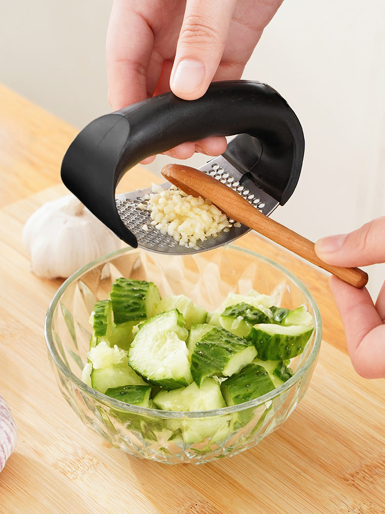 Stainless Steel Garlic Press Crusher Manual Garlic Mincer Chopping Garlic Tool Fruit Vegetable Tools Kitchen Accessories Gadget