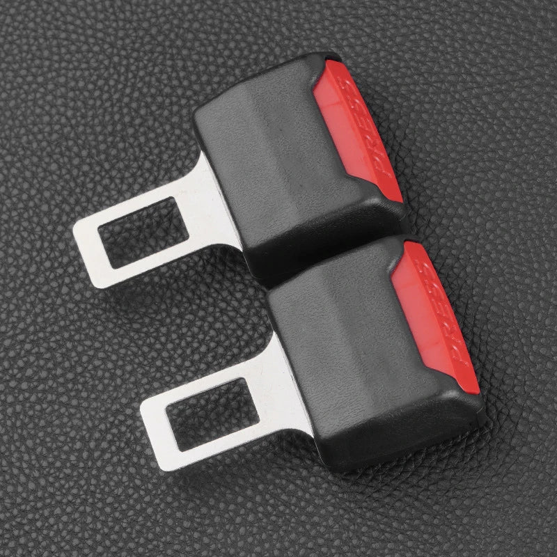 2PCS Car Seat Belt Clip Extension Plug Car Safety Seat Lock Buckle Seatbelt Clip Extender Converter Baby Car Seat Accessories