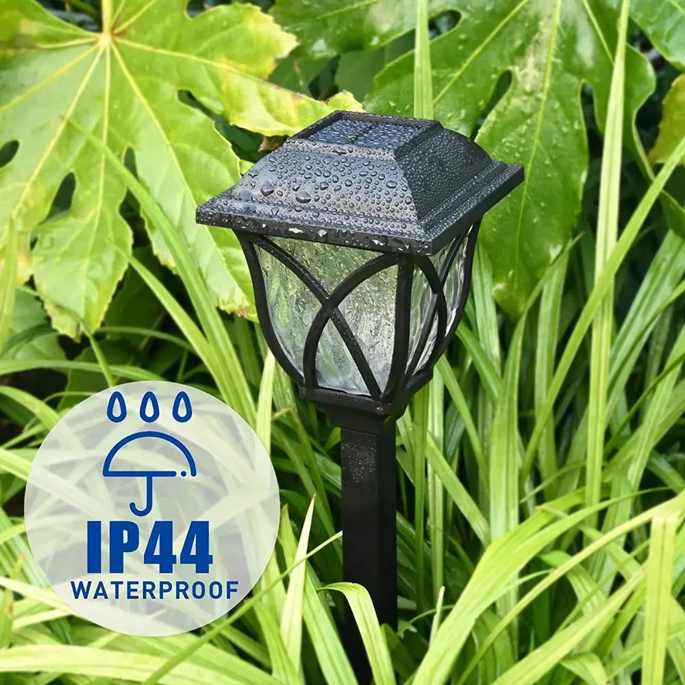 Led Solar Lawn Lights 2pcs/Lot Outdoor Lamp Waterproof Warm Light Garden Courtyard For Walkway Path Villa Landscape Projection