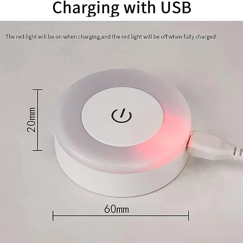 Led Light Portable USB Rechargeable Night Light for Living Room and Bedroom Lighting. Lamps Lamp Home Decorations Decor Lights