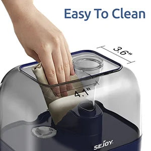 Sejoy Humidifiers for Bedroom Large Room 5L Quiet Ultrasonic Warm & Cool Mist Humidifier