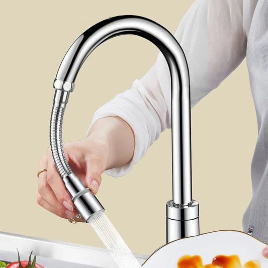 Stainless Steel Universal 1080° Rotation Faucet Sprayer Head For Kitchen Washbasin Extension Faucet Bubbler Tap Splash Nozzle