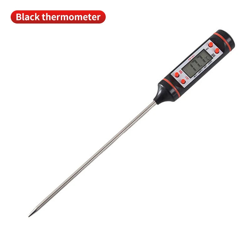 Kitchen Food Baking Digital Thermometer Electronic Probe Type Digital Display Liquid Grill Thermometer