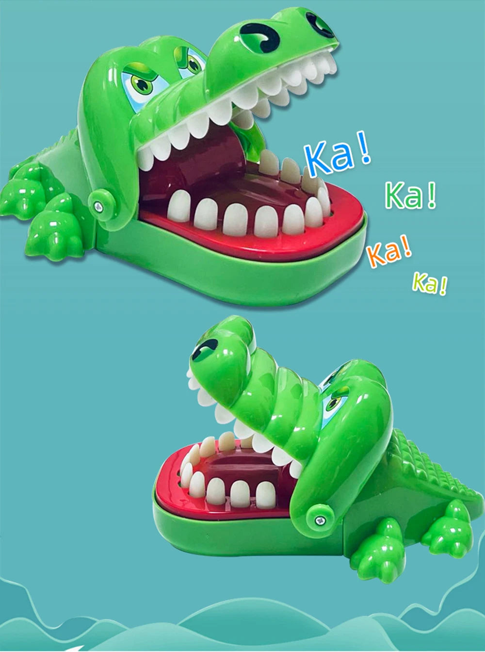 Crocodile Teeth Toys Children's Crocodile Bites Fingers Reaction Training Novelty Children's Lucky Game Trick Decompression Toy