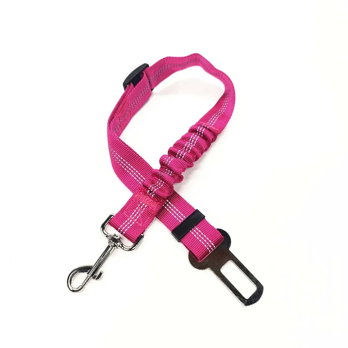 Adjustable Pet Cat Dog Car Seat  Belt Pet Seat Vehicle Dog Harness Lead Clip Safety Lever Traction Dog Collars Dog Accessoires