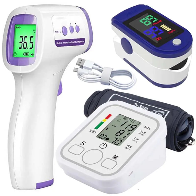 Tensiometer Heart Rate Pulse Meter BP Monitor Healthy Digital Arm Blood Pressure Meter Cuff Medical Automatic Pressure Tonometer