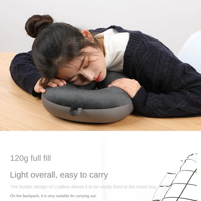 Ushaped pillow foam Particles slow rebound filler Outdoor Travel Airplane Car Nap Neck pillow Neck pillow home and garden pillow