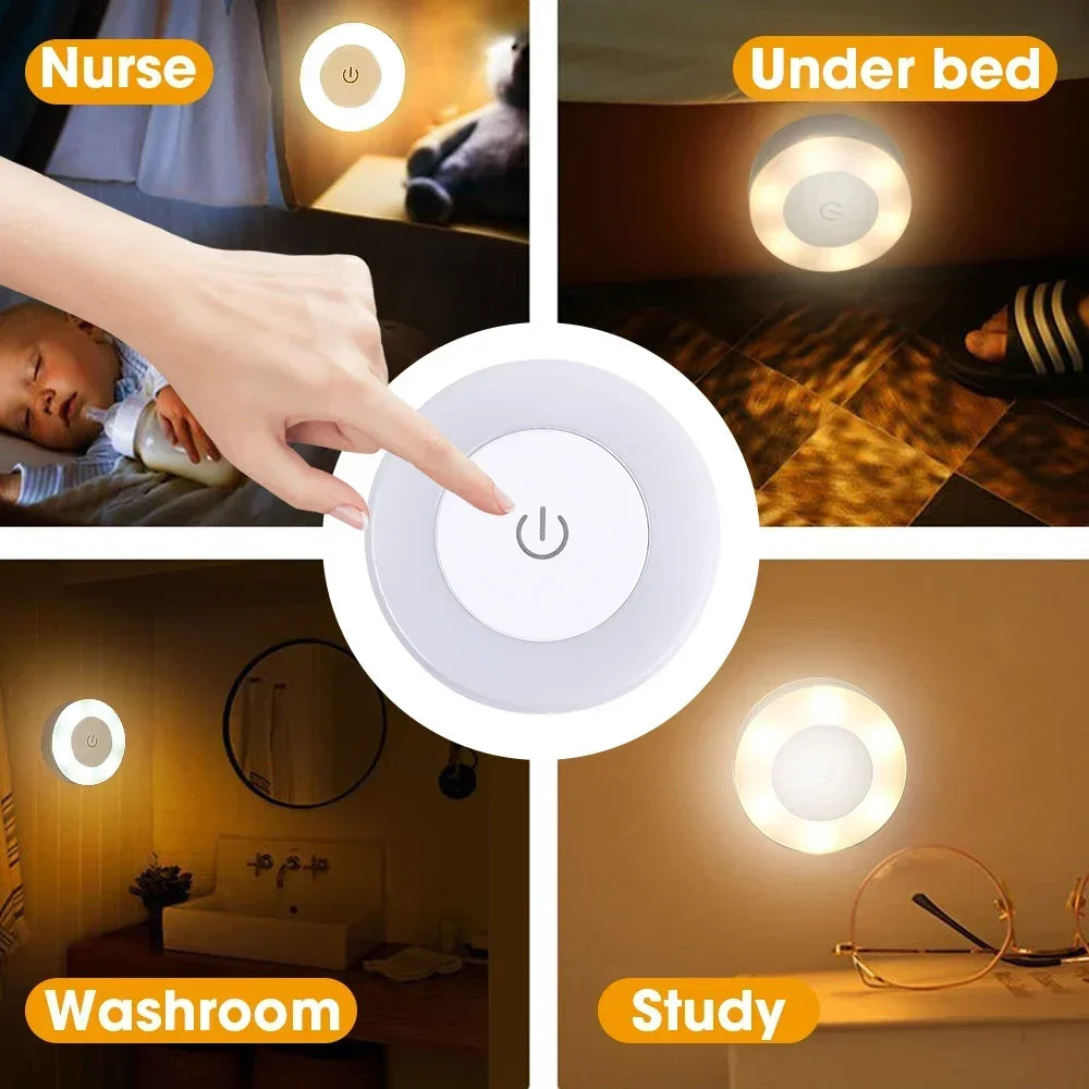 Led Light Portable USB Rechargeable Night Light for Living Room and Bedroom Lighting. Lamps Lamp Home Decorations Decor Lights