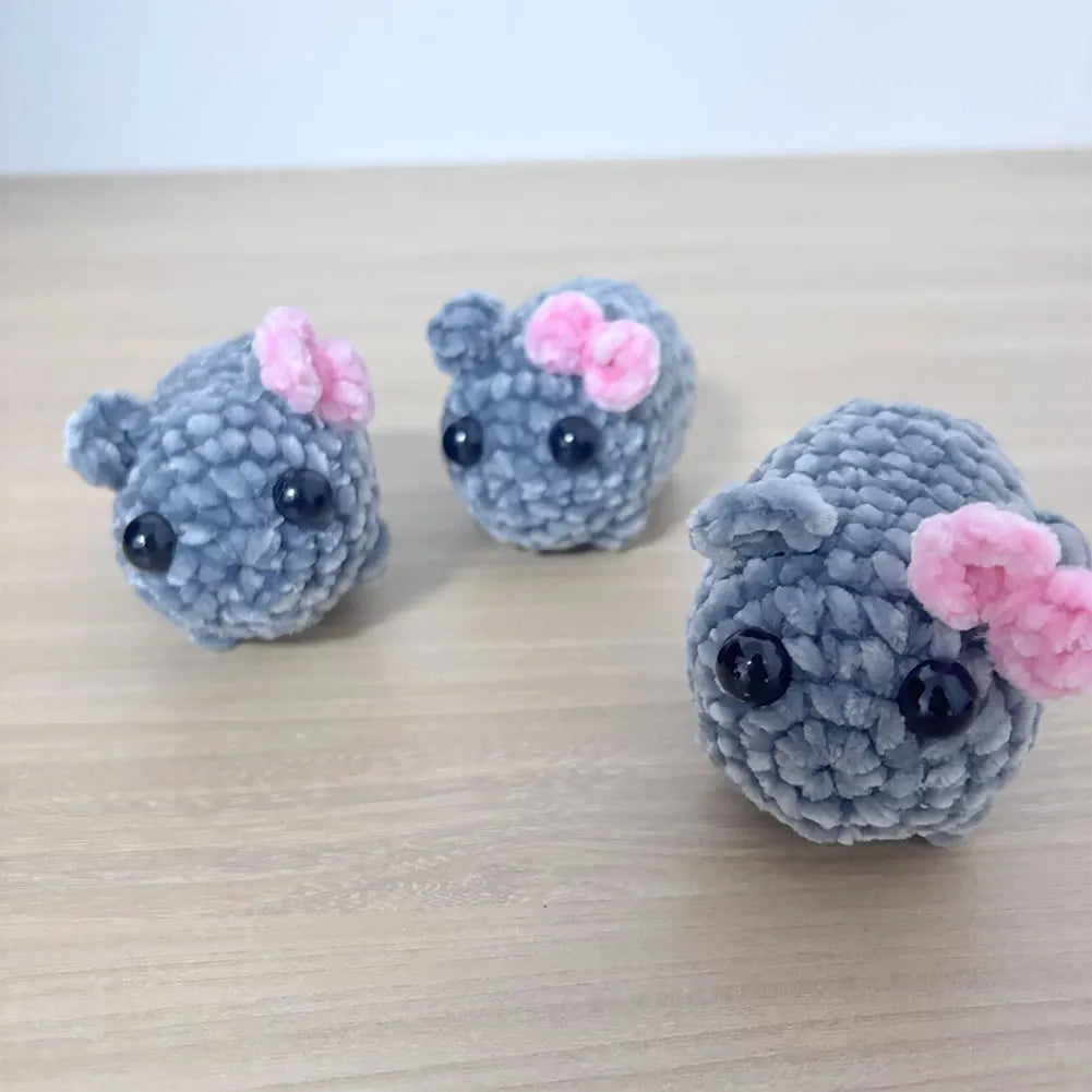 Sad Hamster Meme Sound Music Plush Toy Crochet Plush Sad Hamster Meme Key Rings Kawaii Sad Hamster Keychain Gift for Women Men