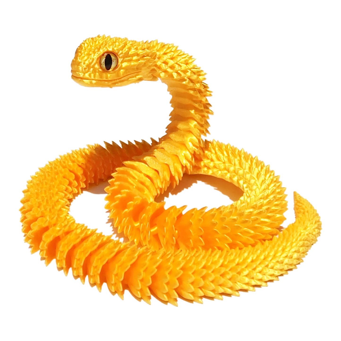 3D Printed Snake Movable Joint Simulation Snake Figurine Creative Home Office Desktop Ornament 2025 New Year Gifts Crafts Gift