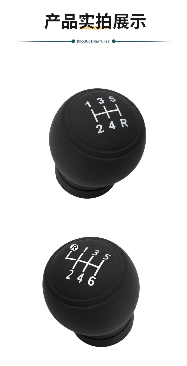 Gear Shift Knob Silicone Cover Gear Rod Protector Dustproof WaterProof Lever Handle Skin Nonslip Manual Shifter Universal