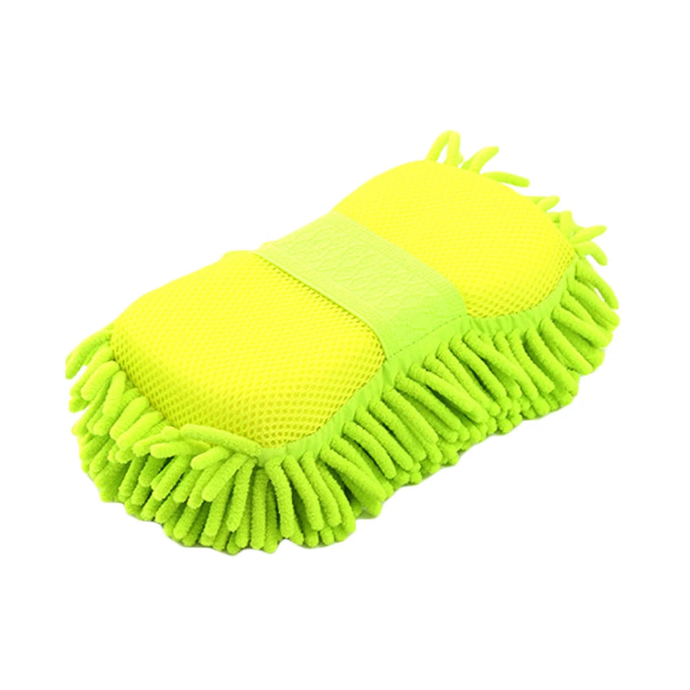 Car Wash Microfiber Chenille Car Wash Sponge Care Washing Brush Pad Washing Towel Auto Gloves Styling Accessories Gadget