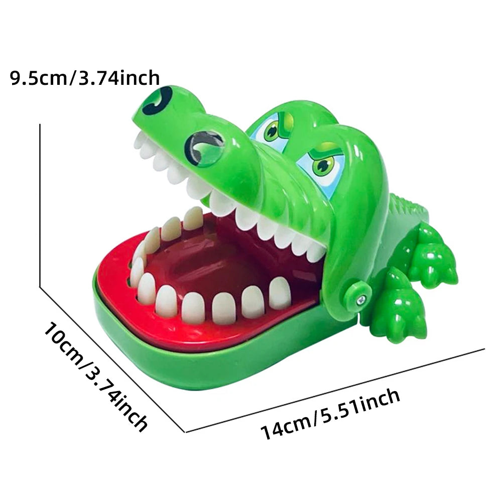 Crocodile Teeth Toys Children's Crocodile Bites Fingers Reaction Training Novelty Children's Lucky Game Trick Decompression Toy