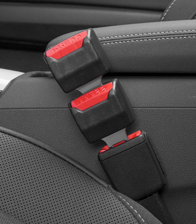 2PCS Car Seat Belt Clip Extension Plug Car Safety Seat Lock Buckle Seatbelt Clip Extender Converter Baby Car Seat Accessories