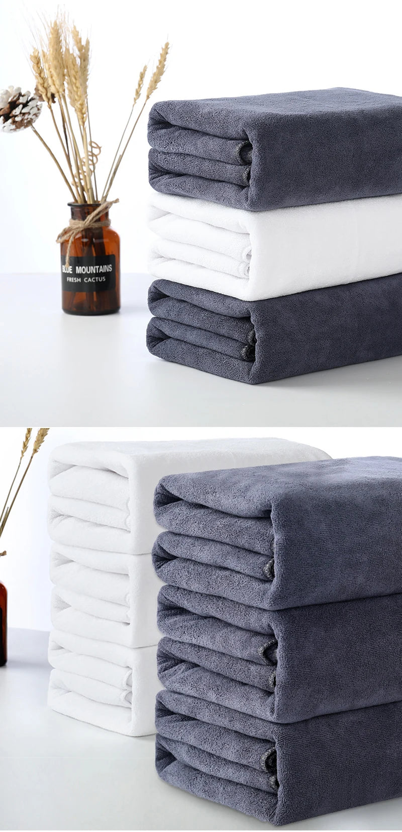 Thickening Beauty salon massage towel home adult  towels soft double-sided absorbent non-linting quick-drying barber shop towels