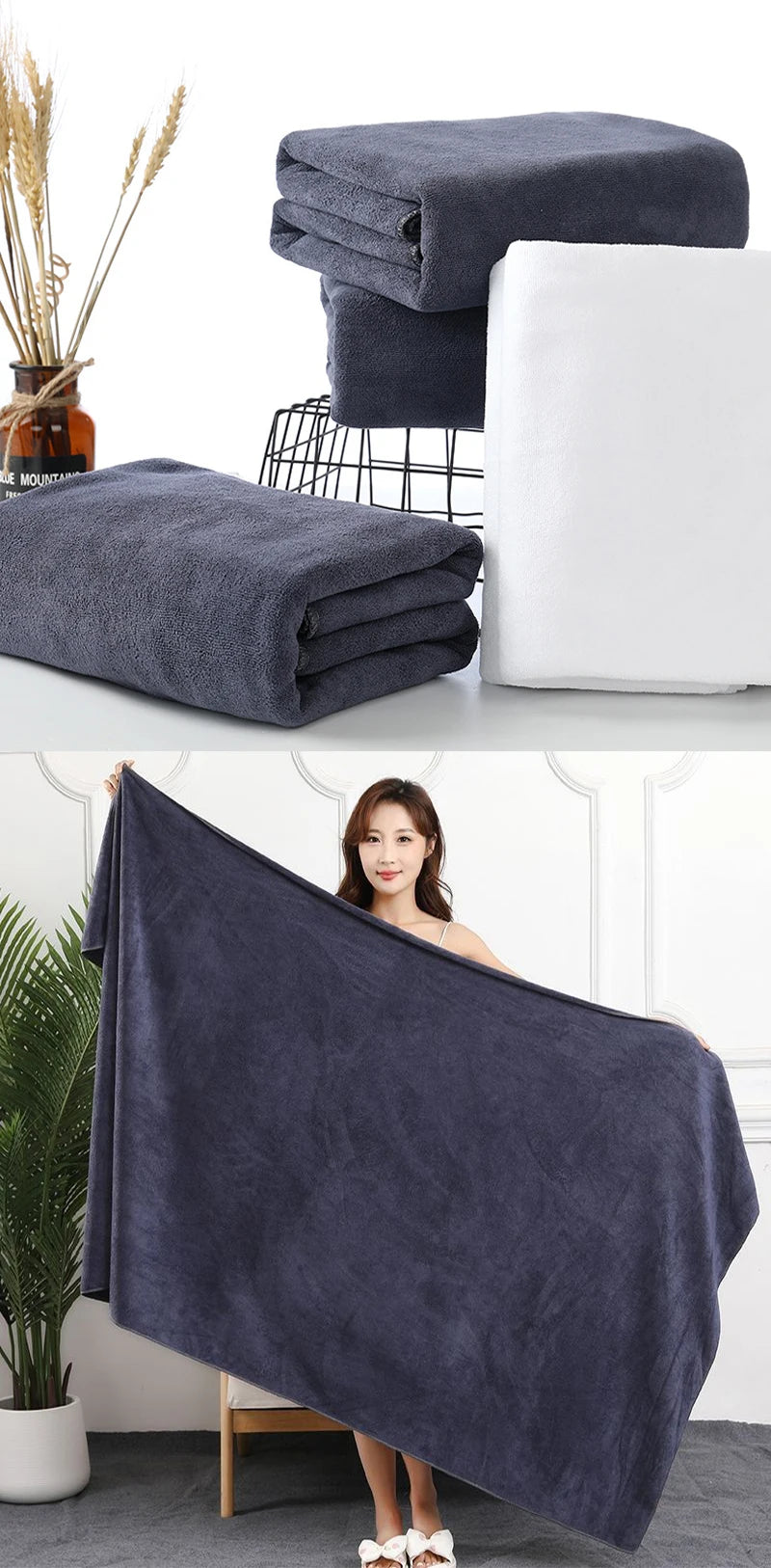 Thickening Beauty salon massage towel home adult  towels soft double-sided absorbent non-linting quick-drying barber shop towels