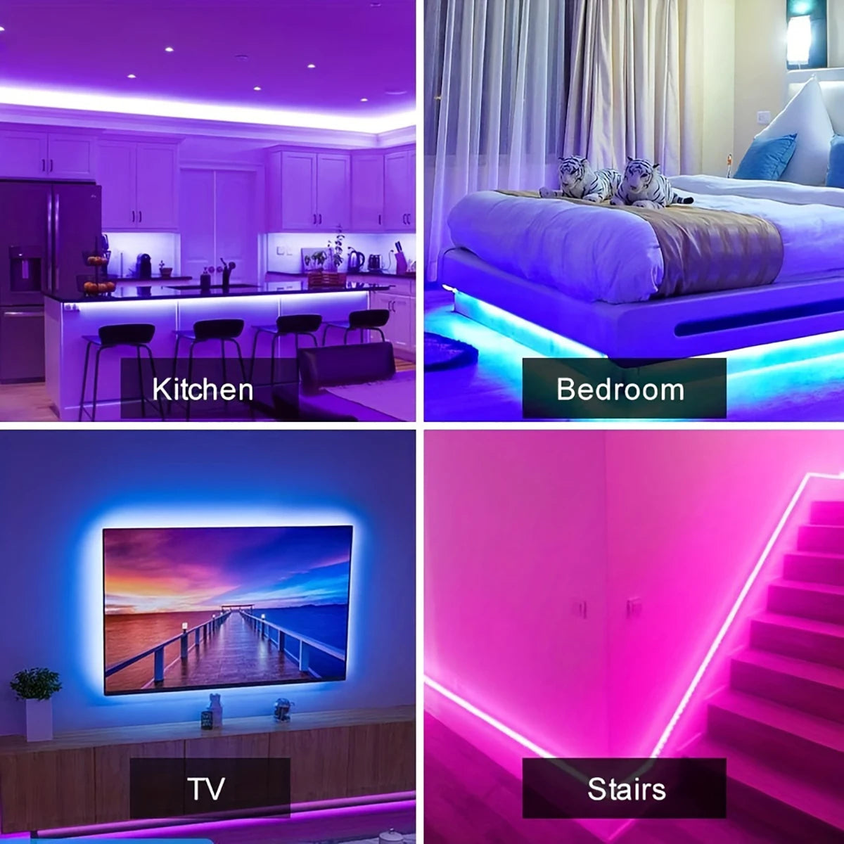 Led Lights for TV RGB Led Strip Light Bluetooth Control 5V USB Led Tape Flexible Ribbon for TV Backlight Room Decoration